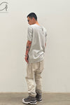 BORIS BIDJAN SABERI short-sleeved T-shirt TS CLASSIC1 RIB RF F035 light gray 4
